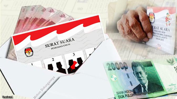 Ilustrasi Politik Uang 2 Ilustrasi Politik Uang (Liputan6.com/Andri Wiranuari)